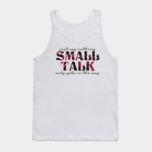 🌹 » black font Tank Top